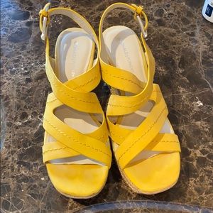 Yellow Donald J Pliner Wedges